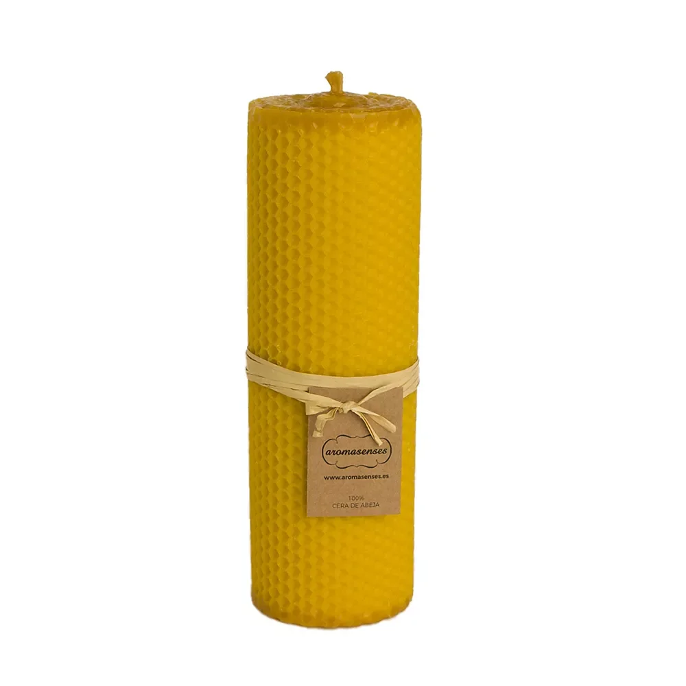 

-100% Natural Virgin beeswax fleece.-hand made. (6 cm x 20 cm) decorative aromatic candles, home decorative candles, lucky candl