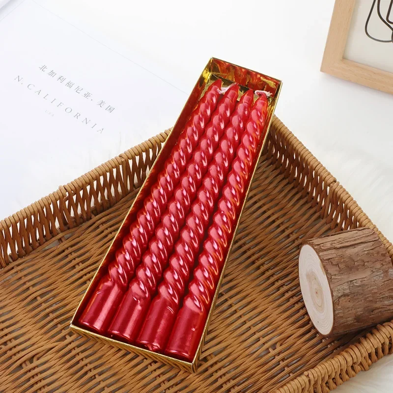 Резьбовые свечи в европейском стиле, платина, серебро, красный