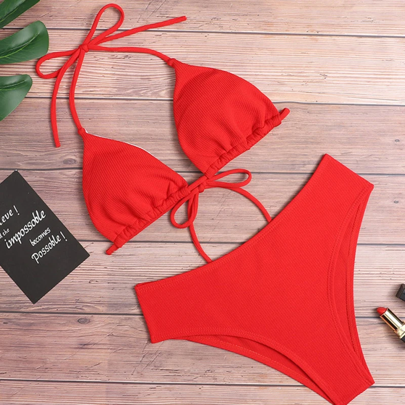 

Новинка 2023, бикини с высокой талией без бретелек, сексуальное бикини, женский купальник, женский пляжный купальник, купальный костюм с мягко...