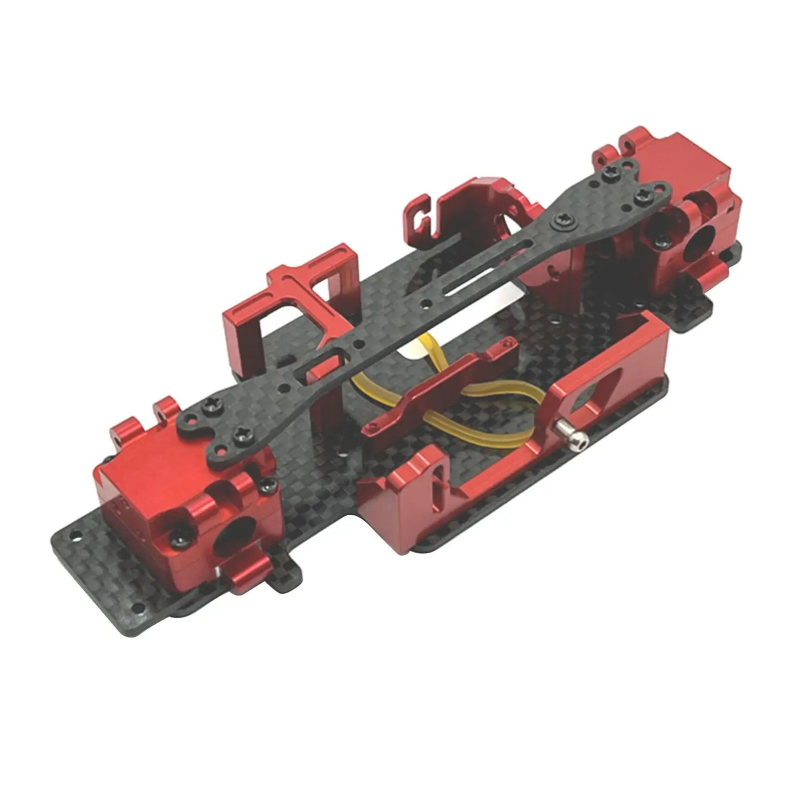 

Metal RC Car Chassis 1/28 Modified Assembly DIY for Wltoys 284131 K999 Red