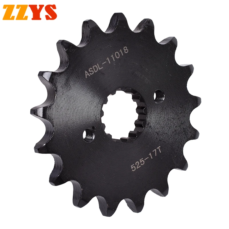 Передняя Звездочка с 17 зубьями для Suzuki Road SV650 SV650A SV650S SV650SA ABS 525-2007 SV 2010 T 650