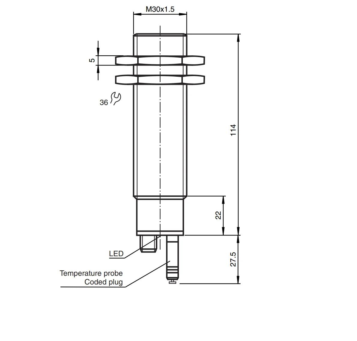 Ультразвуковой Бесконтактный переключатель/датчик (104095) раньше для