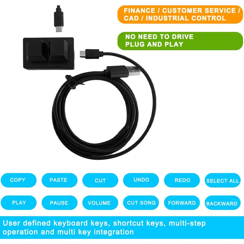 Программируемая мини-клавиатура Игровая клавиатура RGB с 1/2 клавишами