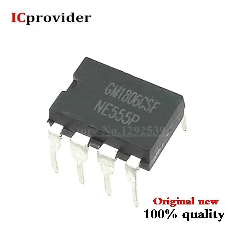 10PCS NE555P NE555 DIP8 DIP NE555N New original |