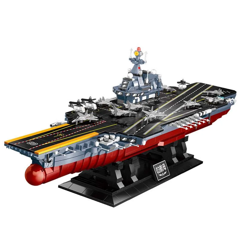 

Military Building Blocks Sets ARMY Aircraft Cruiser Warship Battleship Weapon Model Bricks DIY Boys Toys