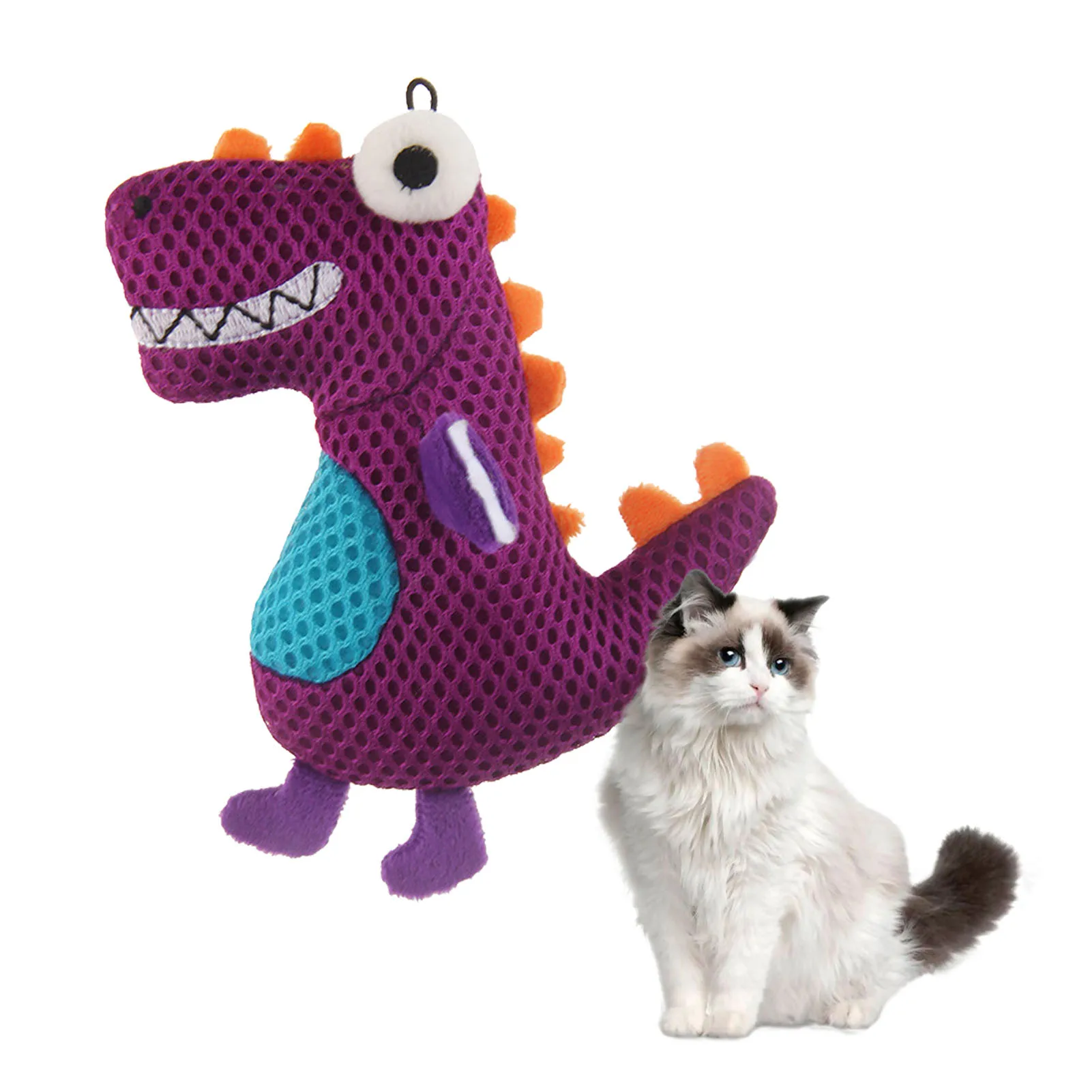 

Игрушки С Кошачьей Мятой в форме морского конька, динозавра, модель с симпатичным динозавром, модель искусственной мяты, милые Мультяшные и...