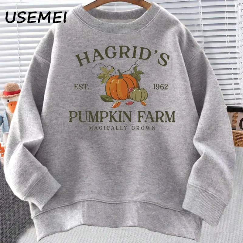 Свитшот Hagrid's с Тыквой и фермой свитшот круглым вырезом для Хэллоуина на День