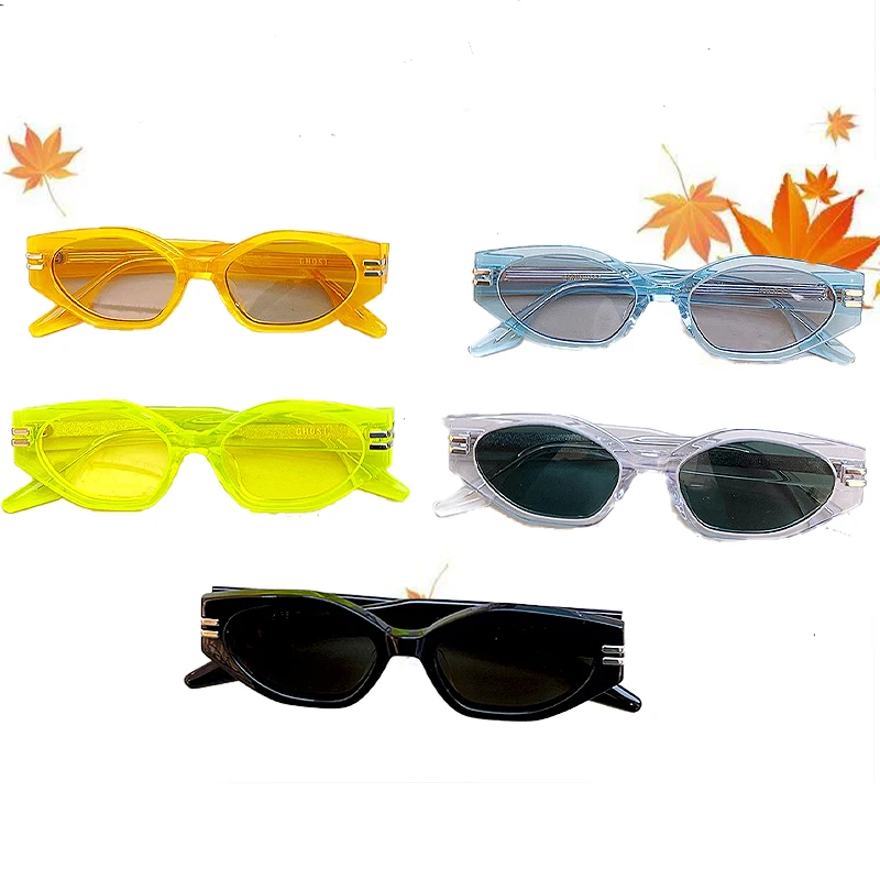 

2021 New Fashion women men Sunglasses GENTLE CHOST Acetate Hexagonal Polarizing UV400 lenses Sun glasses for women men
