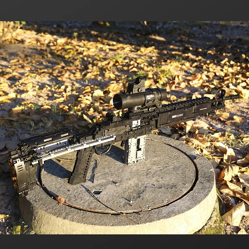 Форма King 14026 техническая Боевая винтовка MK14 модель пистолета строительные блоки