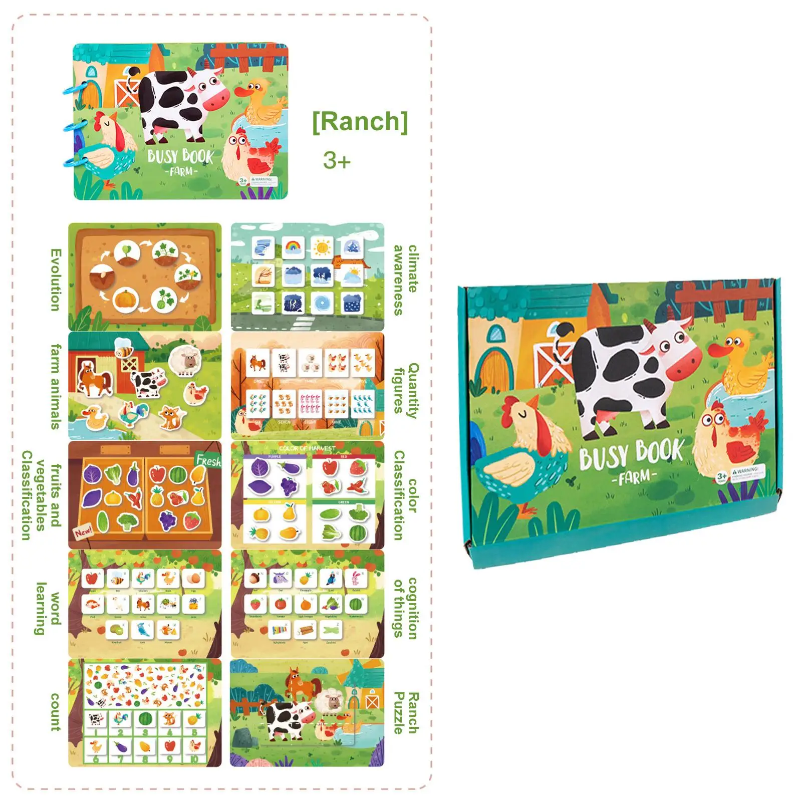 

Блокнот Монтессори | Блокнот для малышей, игрушки Монтессори для малышей, тихий малыш