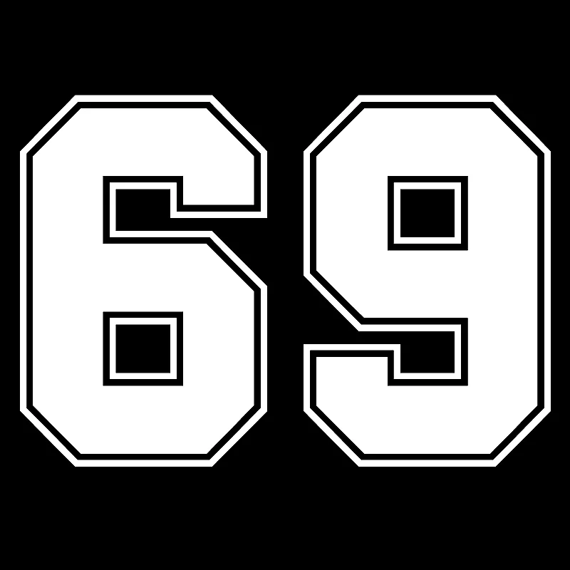 Индивидуальный счастливый номер 69 ослепительный крутой женский