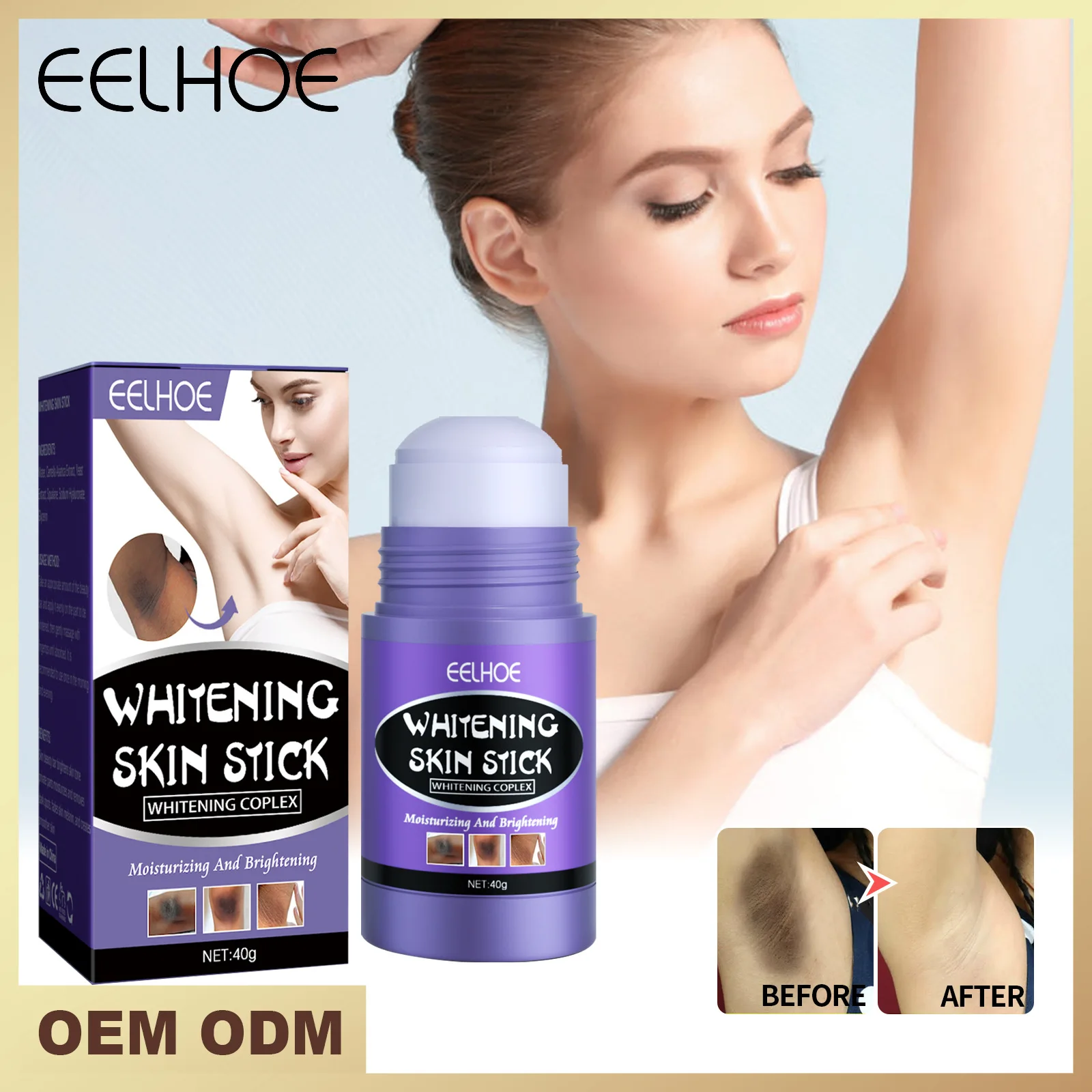 EELHOE Beauty Stick Body Moisturizing Melanin Brightening Body Care Cream