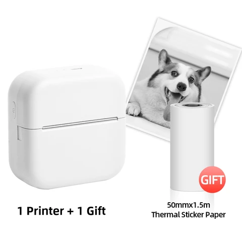 Портативный мини-Термопринтер для этикеток Phomemo M02X с Mirro-дизайном, 57 мм, беспроводной Bluetooth-принтер для мобильного телефона, карманный принтер