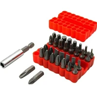 33pcslot screwdriver bit set hand tool kit with hexagonal torx hex pozidriv slotted phillips special screw driver drill bits