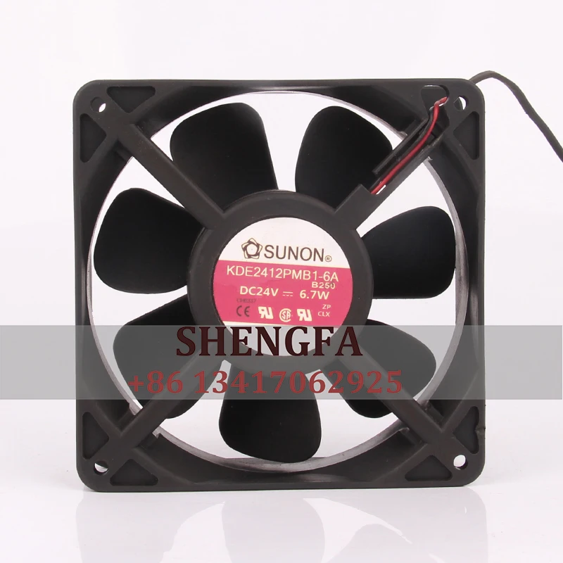 SUNON KDE2412PMB1-6A чехол Вентилятор охлаждения 12 в 48 в пост. Тока 24 В 10,3 Вт EC AC 12038x38 мм 12 см двухшариковый подшипник Siemens InverterKD