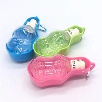 foldable plastic pet dog water bottle for dog cats travel puppy drinking bowl cup multifunction water feeder dispenser 250500ml