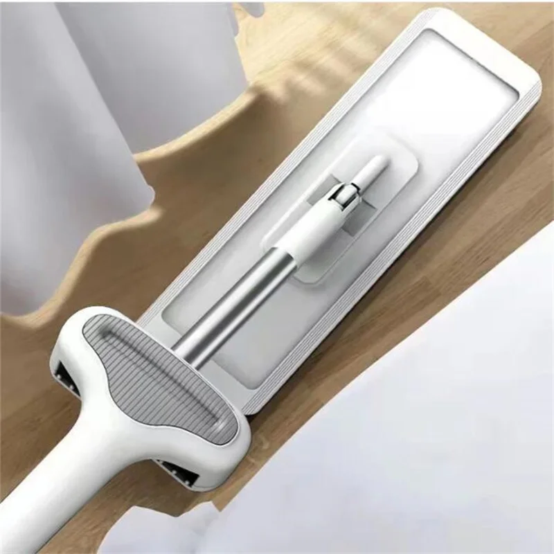 

Microfiber Squeeze Mops Floor Cleaning With 3Pcs Microfiber Mops Pads 360° Rotating Head Cleaning Scraper Home Kitchen Tools