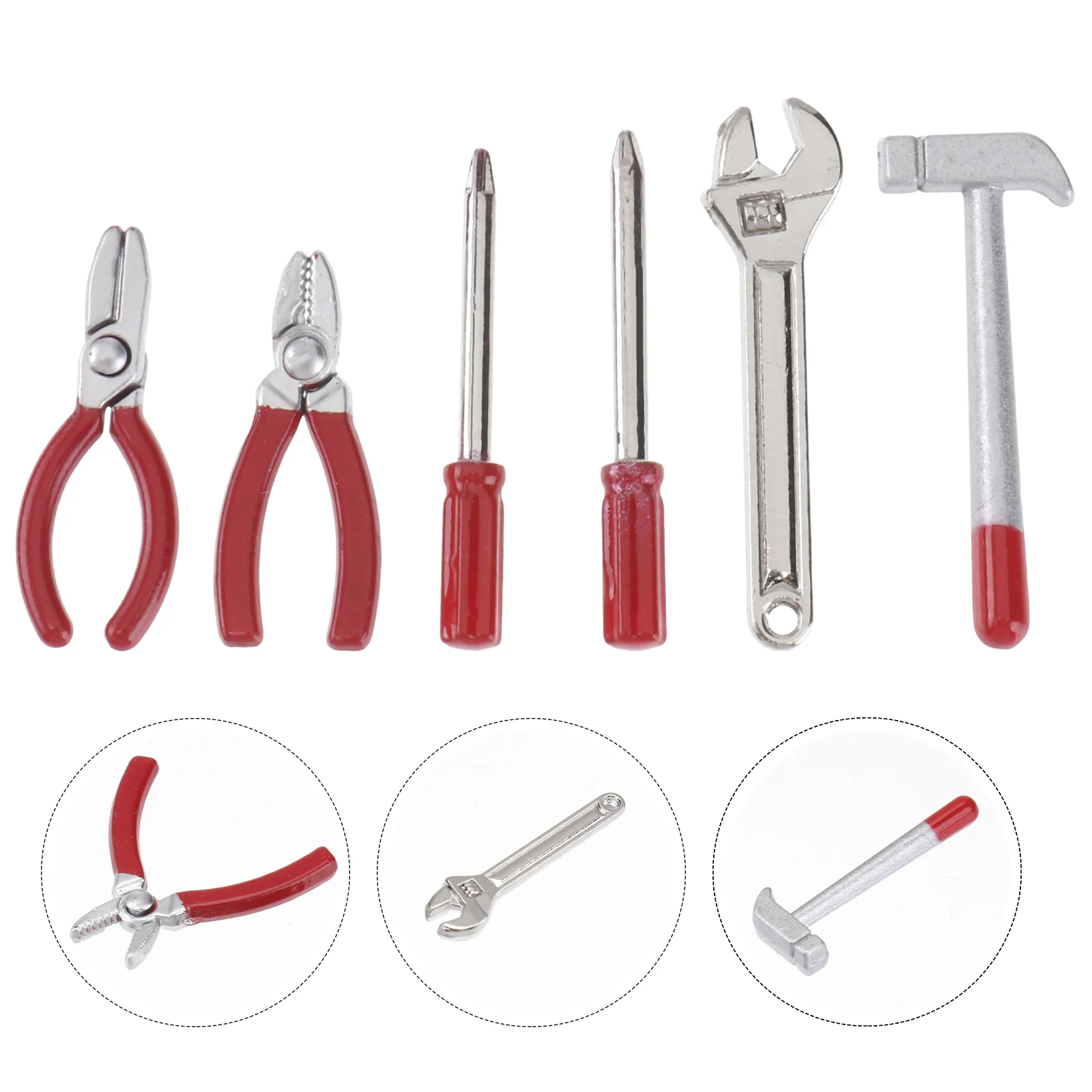 

Hammer Micro Wrench Kids Tool Miniset Construction House Repairing Accessories Party Supplies
