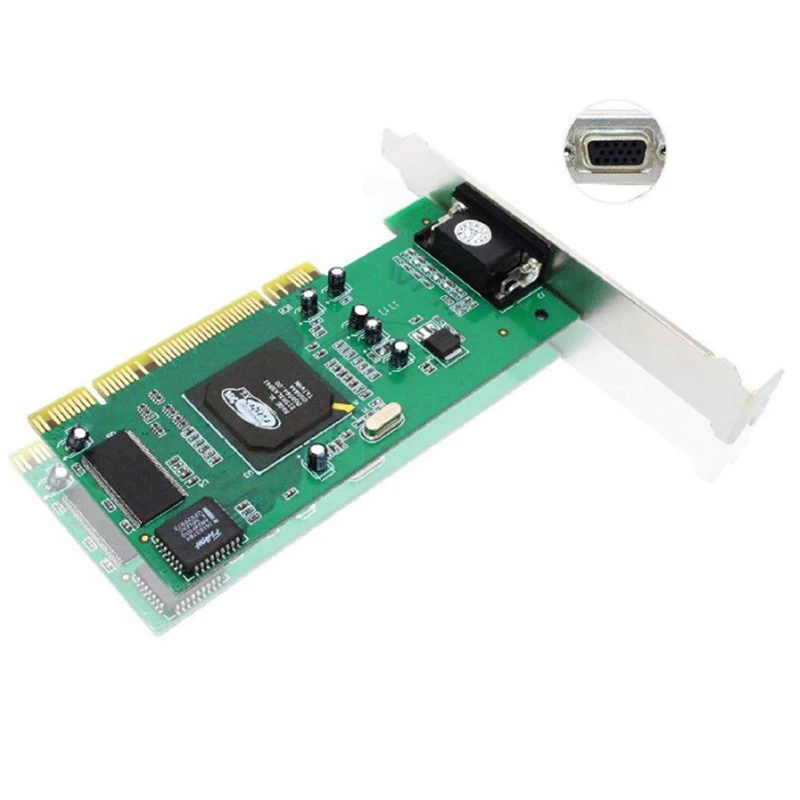 Настольный компьютер видеокарта с ИПП ATI Rage XL 8 Мб VGA аксессуары для ПК GK8899