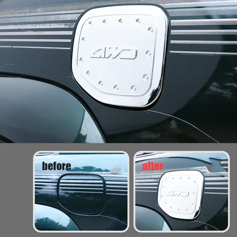 

Крышка топливного бака для Toyota Land Cruiser 120 Prado FJ120 2003 2004 2005 2006 2007 2008 2009 Chrome, тюнинг автомобиля, аксессуар