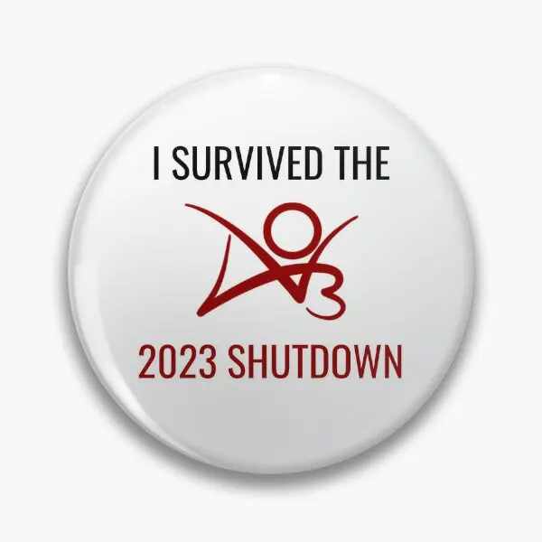 Я пережила Ao3 2023 выключение мягкая булавка для кнопки ювелирные изделия