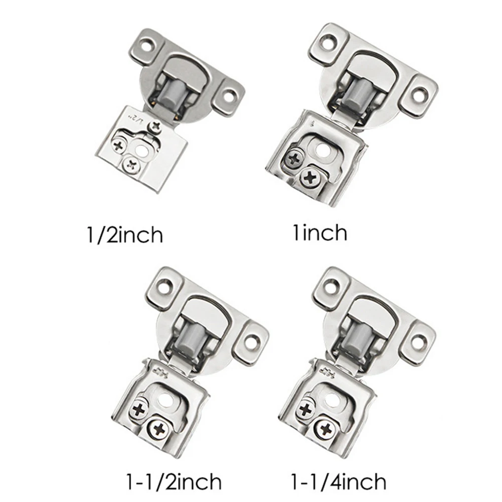

1pc Cabinet Hinge Overlay Soft Closing Hinges For Kitchen Cabinets Kitchen Bedroom Cupboard Wardrobe Hinges Furniture Hardware