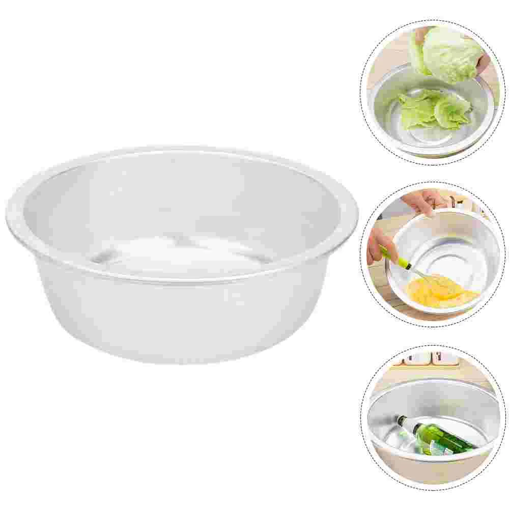

Aluminum Vegetable Basin Washing Container Vegetable Wash Basin Kitchen Accessory
