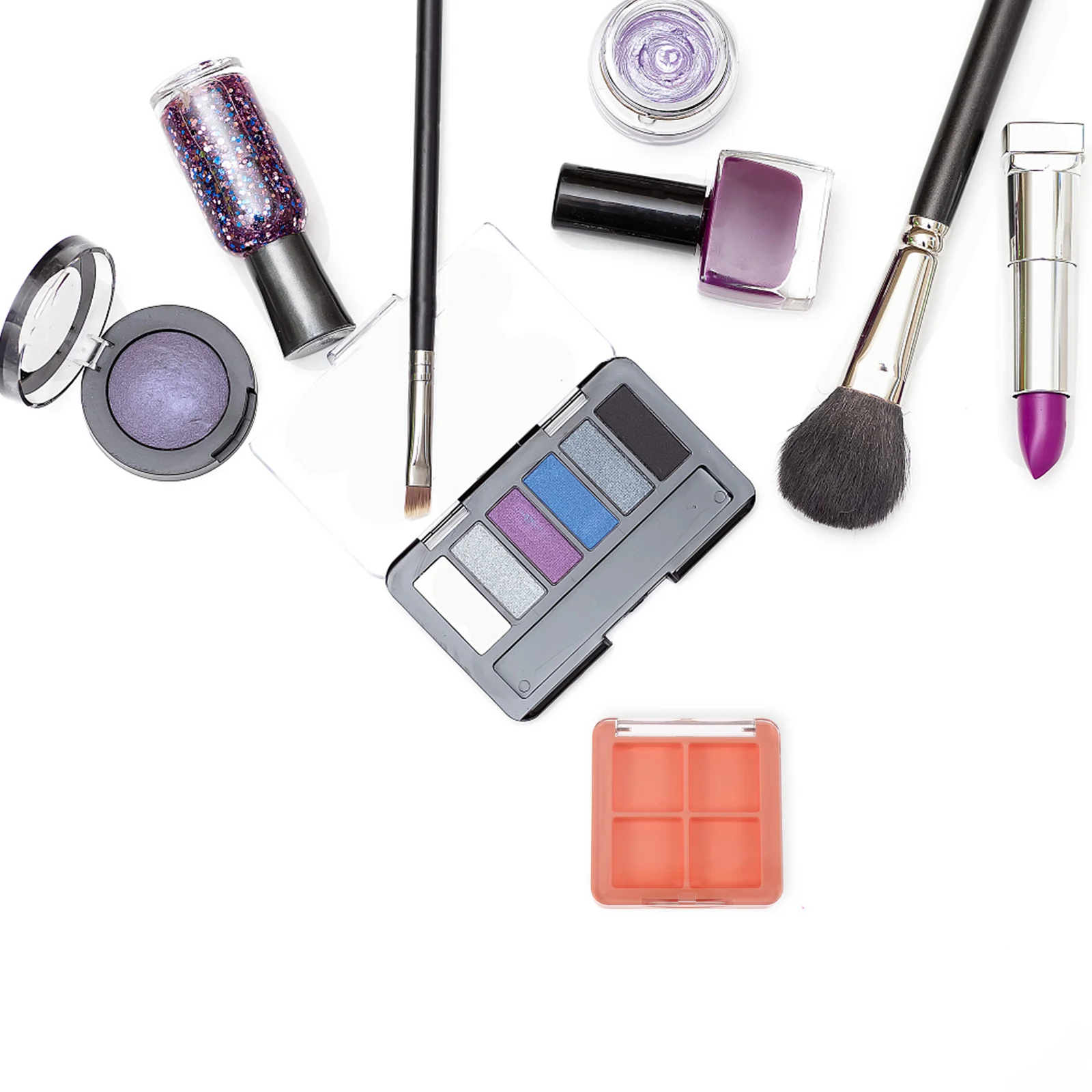 

Eyeshadow Empty Case Makeup Box Shadow Eyecontainerspalettes Lipstick Depotting Blank Container Clear Pallet Magnetic Pans