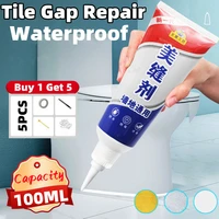 100ml super strong sticky tile gap glue durable efficient gap refill gel grout repair restorer bathroom mouldproof filling agent