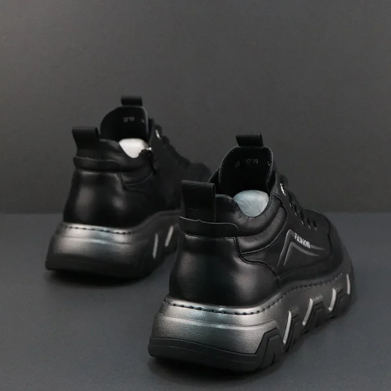 CLAIAMI модная мужская обувь из натуральной коровьей кожи легкая спортивная на