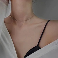 kawaii heart choker necklace clavicle chain short choker necklace for women fine jewelry brithday gift