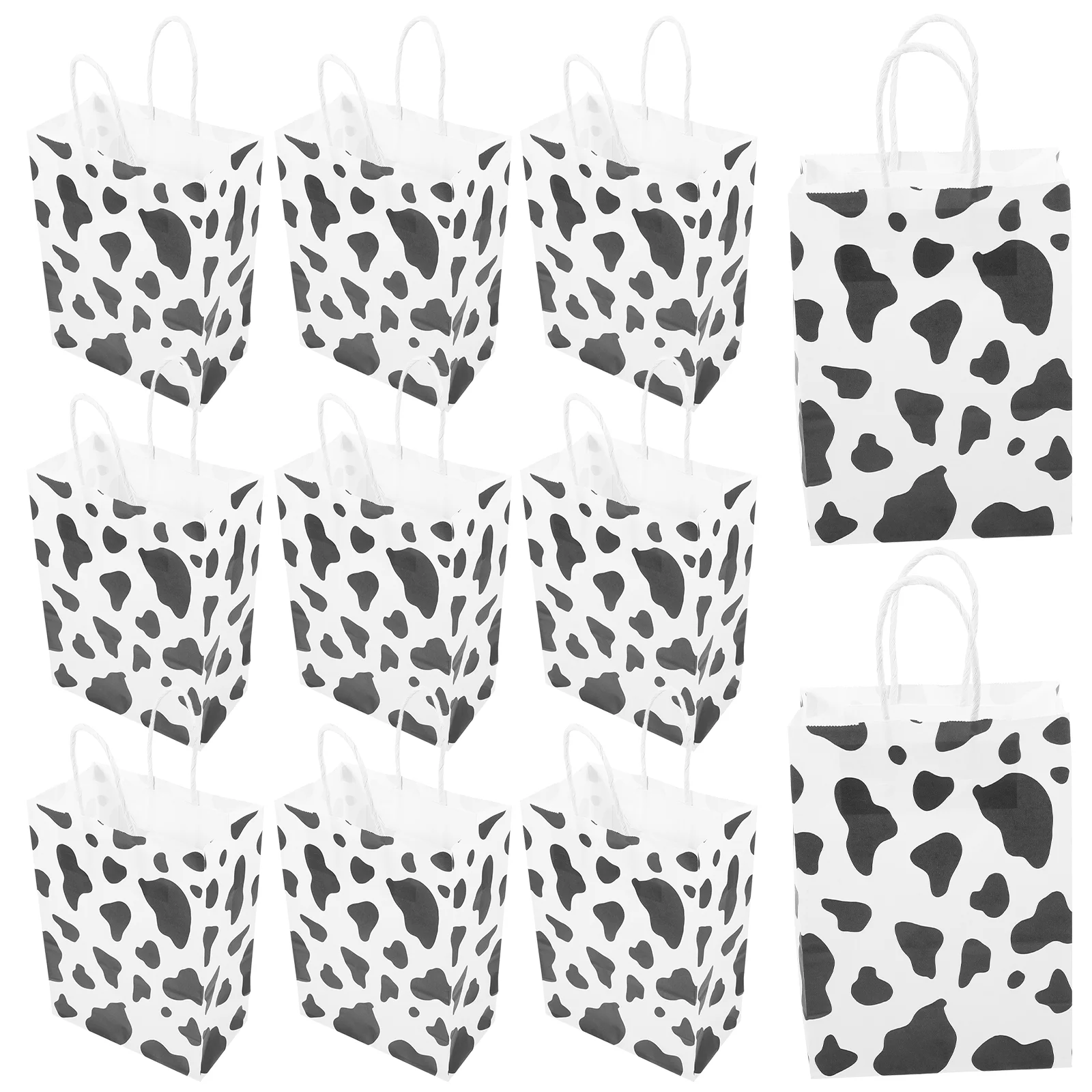 12 шт. коровья крафт-бумажная сумка сумки для покупок подарочная тематическая