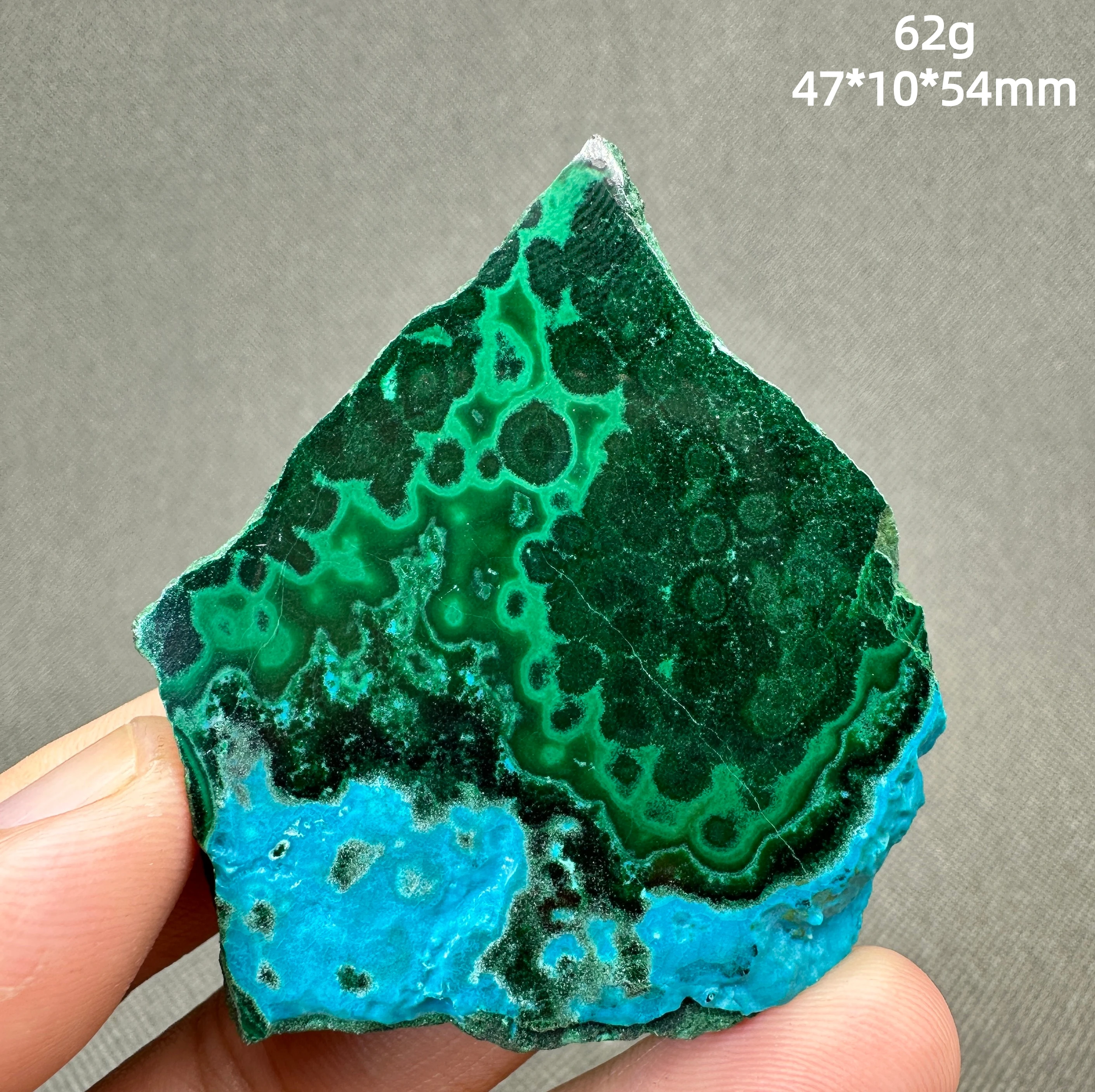 

Набор камней QIANCHUAN Малахит и Хризоколла 62г