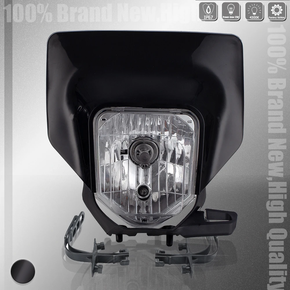 

Передняя фара для мотоцикла, передняя фара головного света, лампа головного света для Husqvarna FE 250 FE 350 FE 450 TX TE, внедорожный велосипед, эндуро