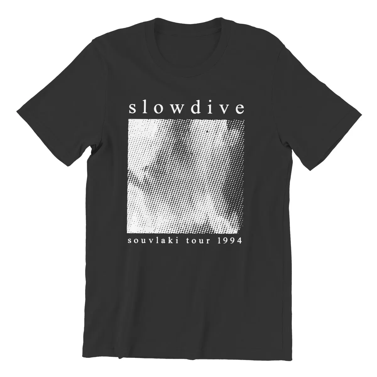 

Men Slowdive Tour 90s T Shirts Pure Cotton Tops Vintage Short Sleeve Round Collar Tee Shirt Graphic T-Shirt