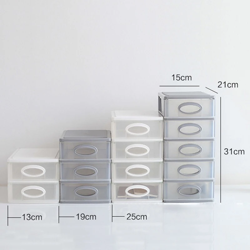 

Desktop Storage Box Plastic Hair Accessories Jewelry Storage Multilayer Cosmetic Makeup Organiser Boxes Household Space Saving