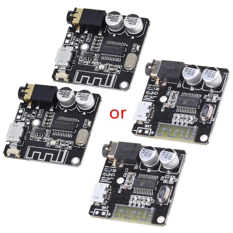 

2Pcs Bluetooth-compatible 5.0 Digital Power Amplifier Board AUX Speaker Module Component Receivers