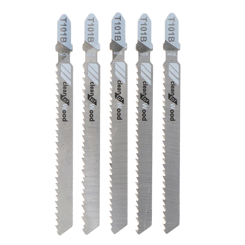 

1Set Jig Saw Blade T101BR Jigsaw Blades Set T Shank Wood Assorted Saw Blade For Woodworking Cutting Tool New Arrival