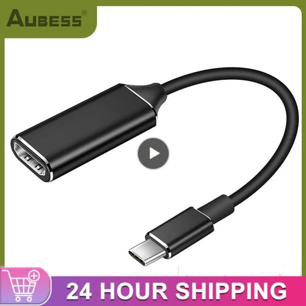 

Usb3.1 4k 60hz Type-c To Hd Video Cable Aluminum Alloy Shell Type C To HDMI-compatible Usb C To Hd-mi Tv Display Adapter