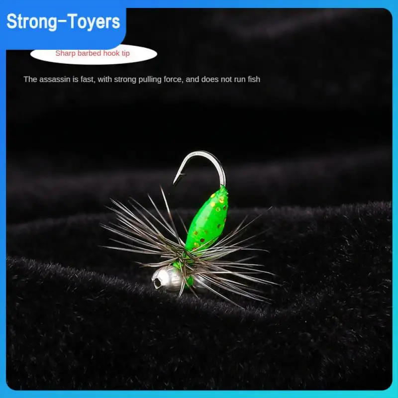 

Luya Fake Bait 2 Color Feather Tie Fake Bait Metal Simulated Eyes Goods For Fishing Artificial Bait Fishing Gear Fishing Lures
