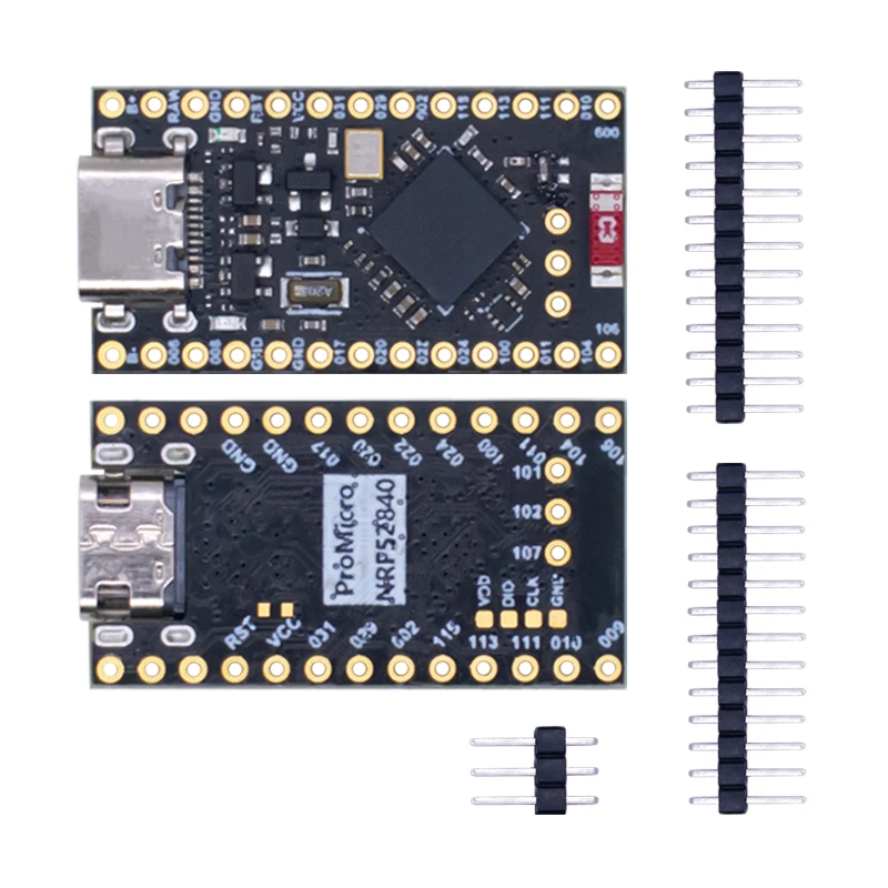 Фото Плата разработки WAVGAT NRF52840, совместимая с Nice!Nano V2.0 Bluetooth Charging Management Pro NRF52840 №3