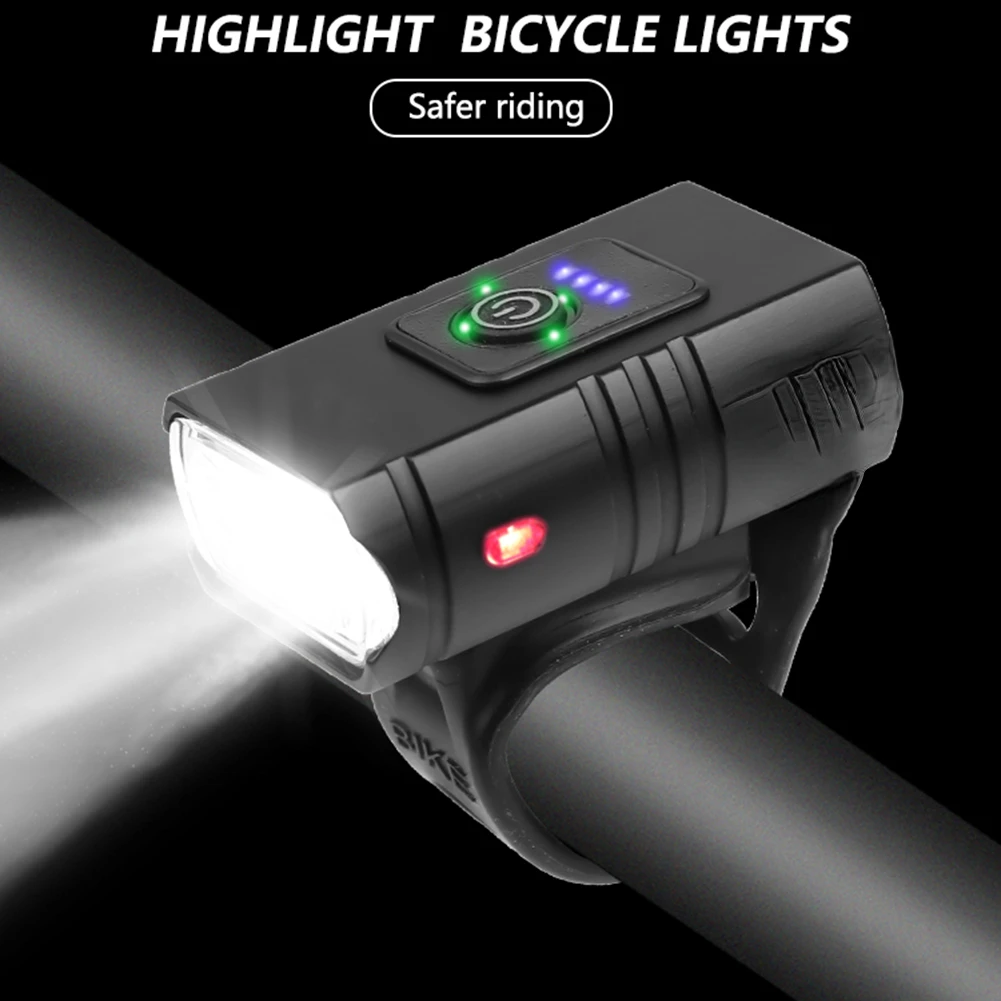 

T6 LED Bicycle Light 10W 800LM 6 Modes USB Rechargeable Power Display MTB Mountain Road Bike Front Lamp Cycling Equipment