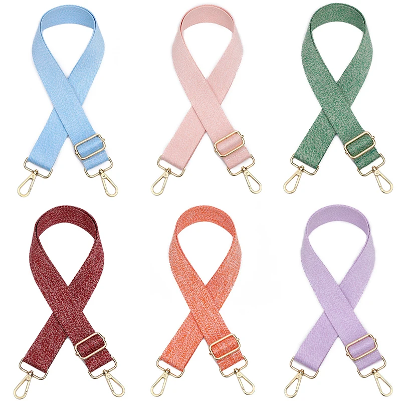 

1.3M Long Shoulder Bag Strap Fashion Wide 3.8cm Replacement Strap For Bags Polyester Woman Messenger Accessories Bag Straps