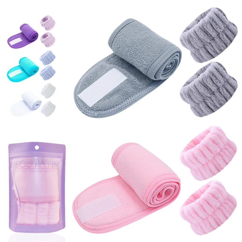 

3 шт./набор, повязка на голову для мытья лица