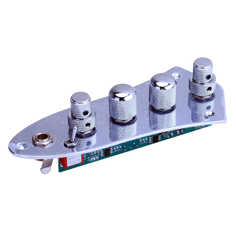 5-проводная панель управления Jazz Bass с нагрузкой для деталей 4/5 струнной бас-гитары