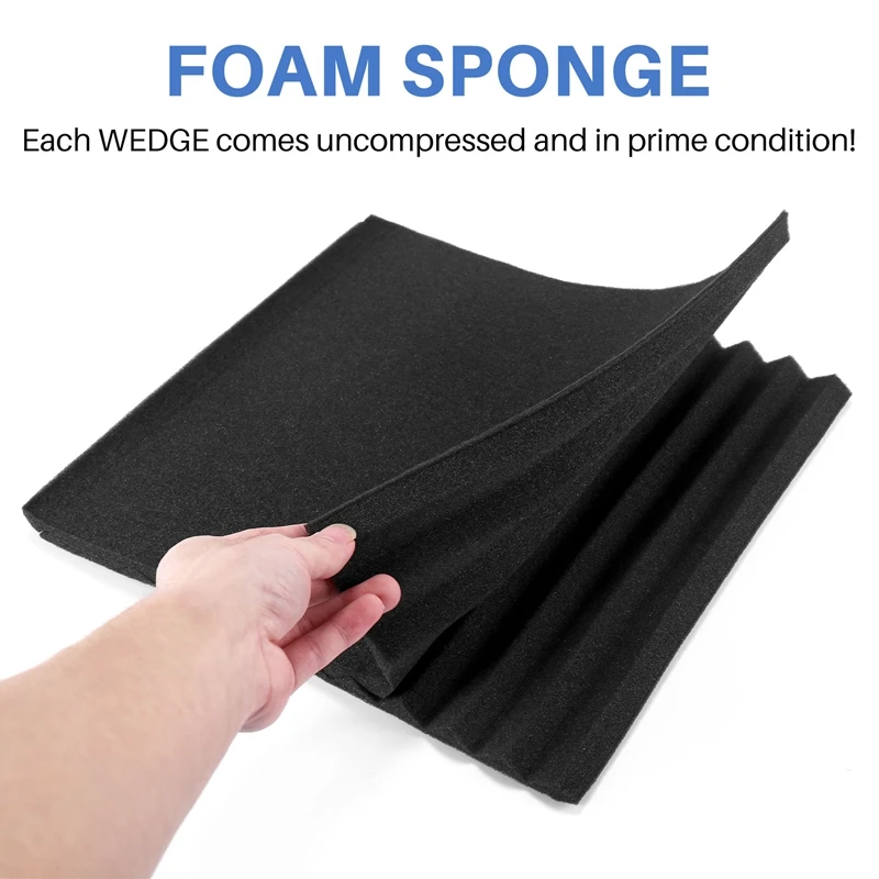 Звукоизоляционные панели 12 шт. звукоизоляционная пена акустическая Магнитная