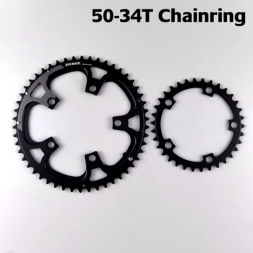 

ZRACE Road Bike Double Chainring BCD 110 53-39T 52-36T 50-34T Chainwheel For Bicycle 9-12 Speed Aluminum Alloy Accessories