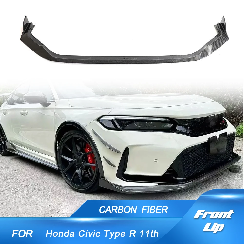 Передний бампер автомобиля для Honda Civic Type R 11th 2022 2023 передний спойлер из