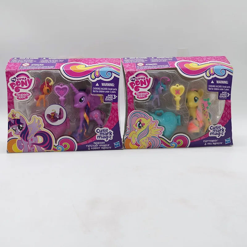 

Hasbro My Little Pony Equestria Rainbow Series Love Magic Key Set Twilight Sparkle Fluttershy Boy Girl Toy Doll Birthday Gift