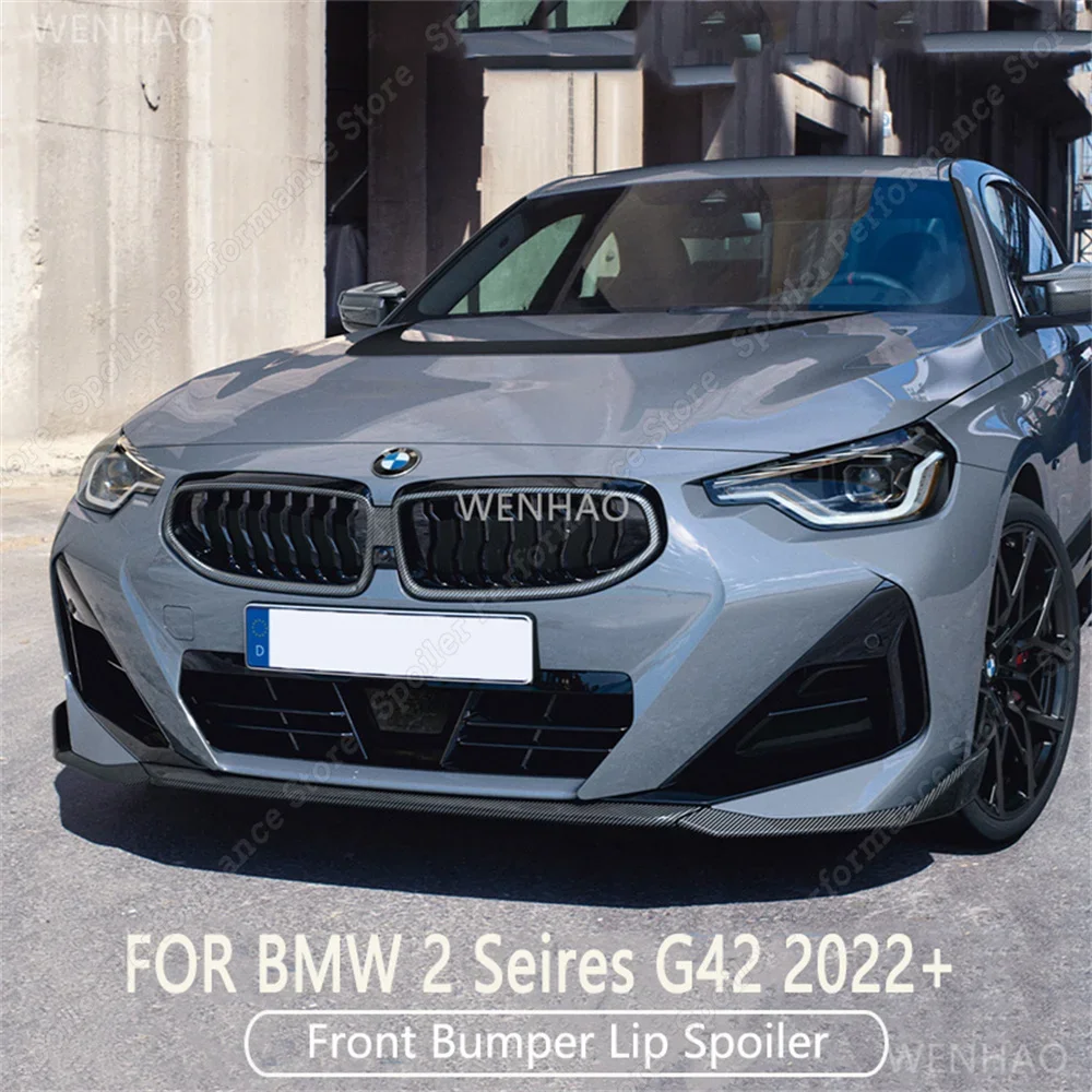 Эффективный стильный сплиттер для переднего бампера спойлер BMW G42 защитный